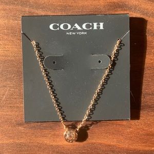 Coach Rose gold necklace